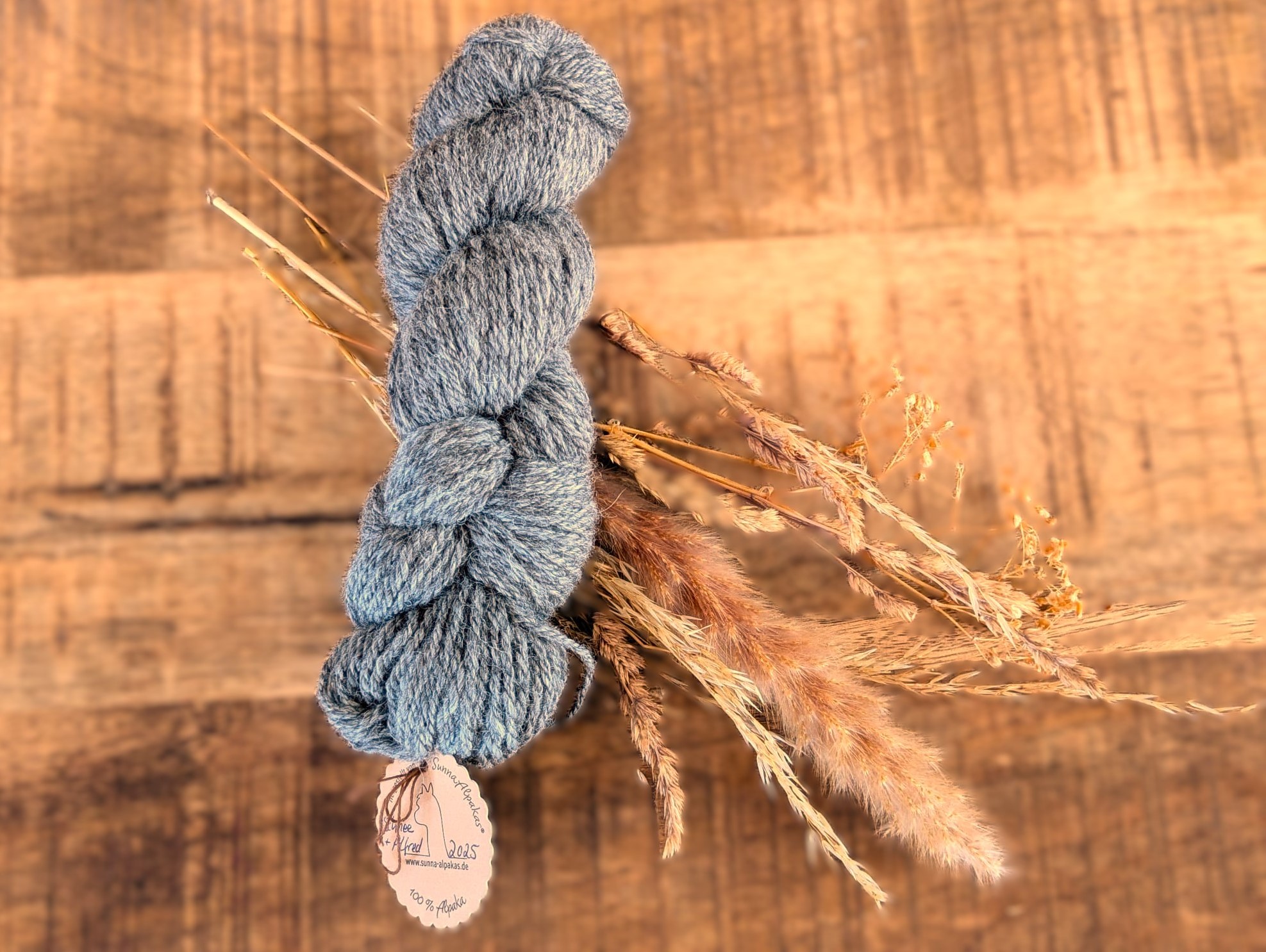 Lana Salta - Alpakagarn mit Gesicht (Grau)