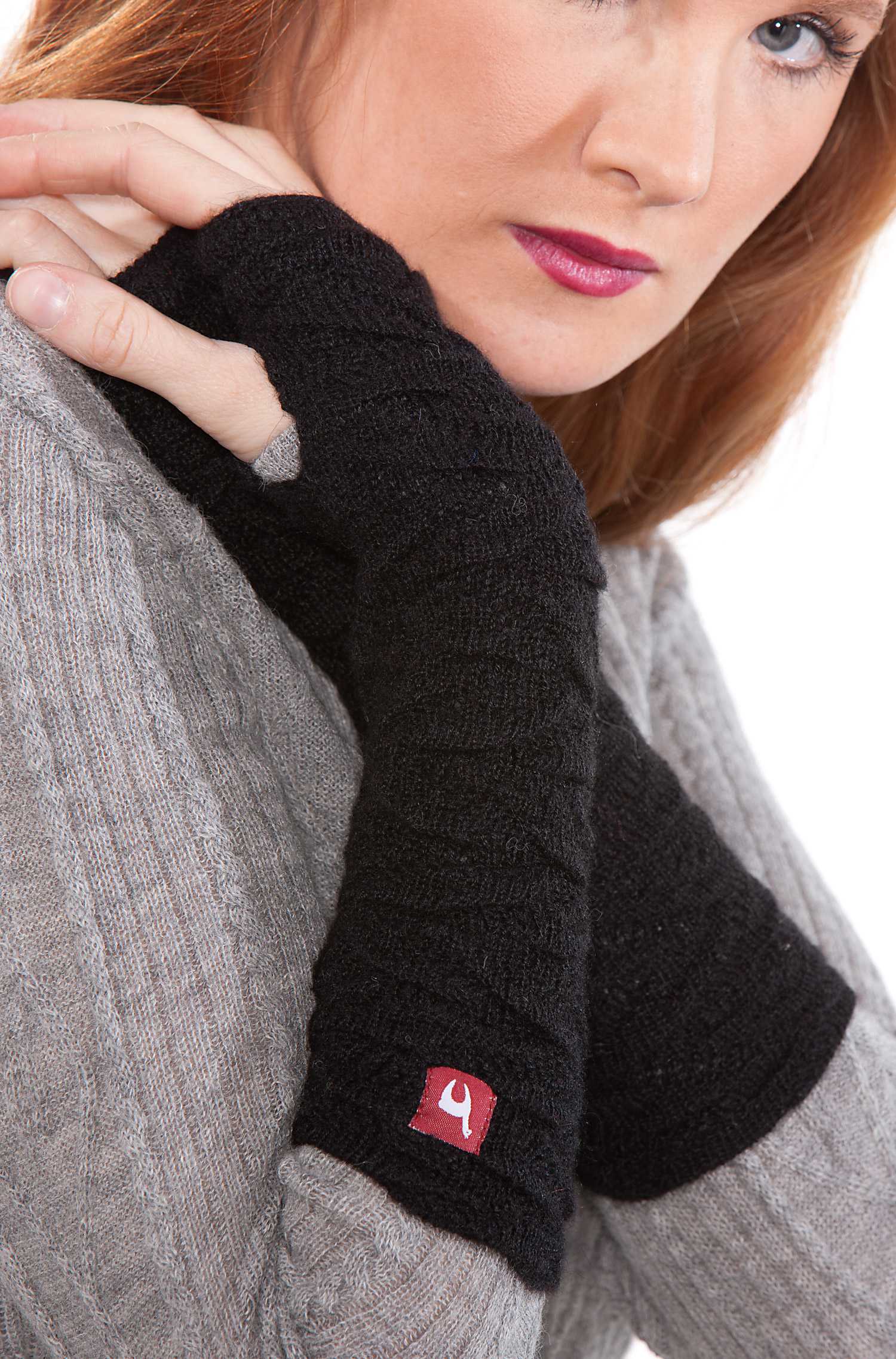 Alpaka Pulswärmer BIESEN aus 100% Baby Alpaka