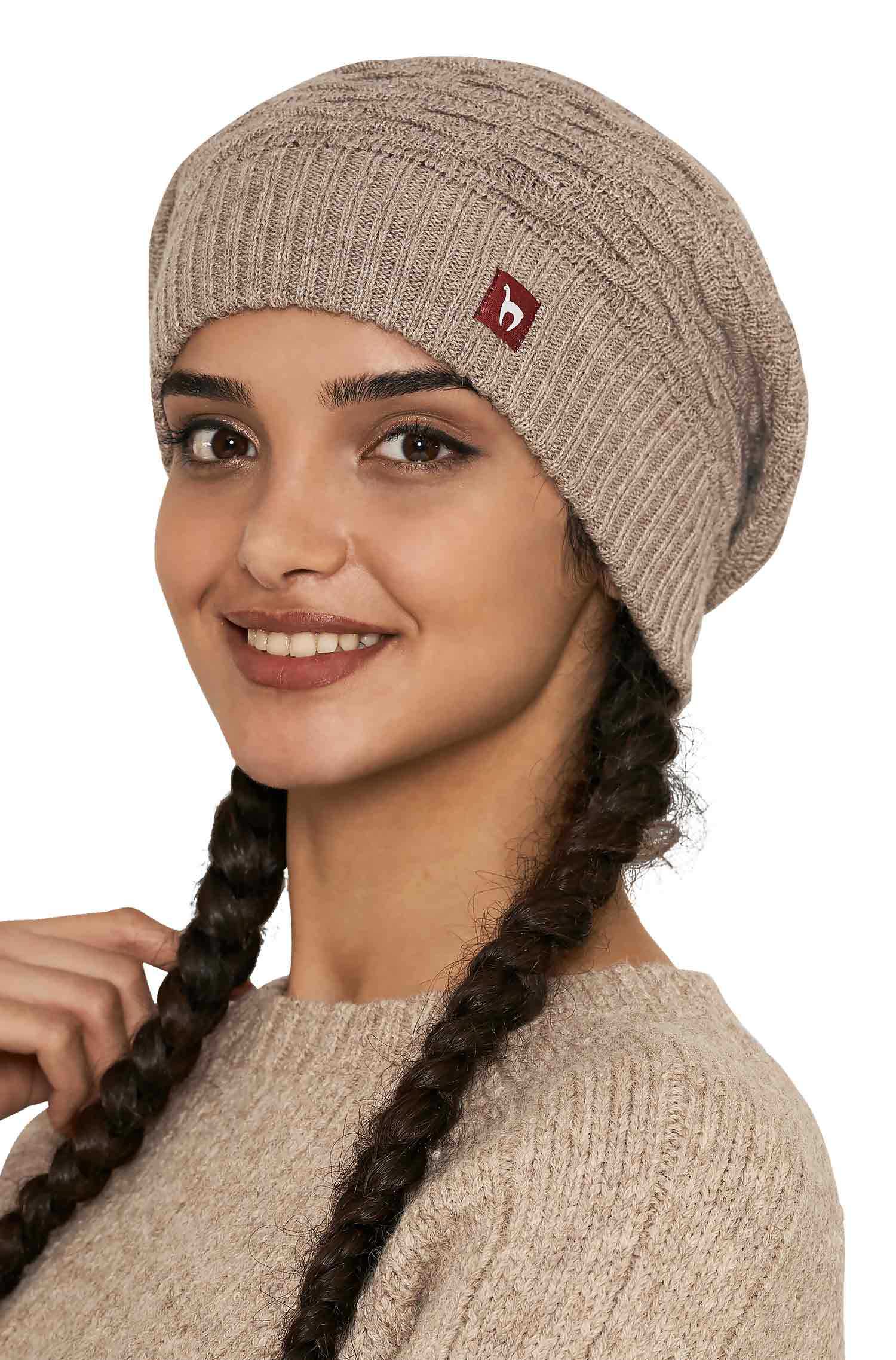 Alpaka Basken Mütze BIESEN aus 100% Baby Alpaka - Tolle Oversize-Mütze Alpaka Basken Mütze BIESEN aus 100% Baby Alpaka - Tolle Oversize-Mütze